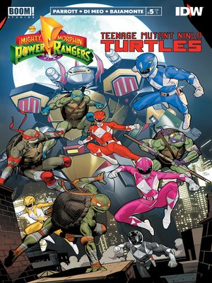 cover image of Mighty Morphin Power Rangers/Teenage Mutant Ninja Turtles (2019), Issue 5